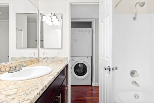 Washer and Dryer at The Meadows at Westlake Village Apartments,California, 91361