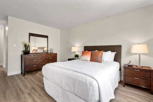 Bedroom at Parkway Terrace Apartments, Culver City, CA, 90230