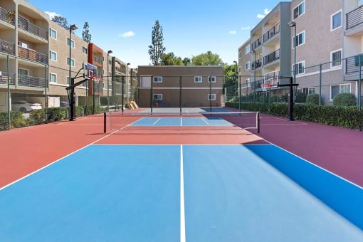 Basketball Court at The Reserve at Warner Center, Woodland Hills, CA, 91367