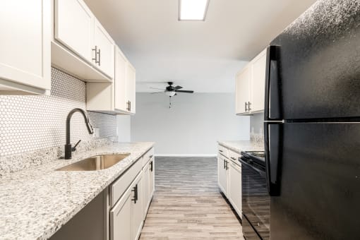 Renovated Kitchen with granite countertops