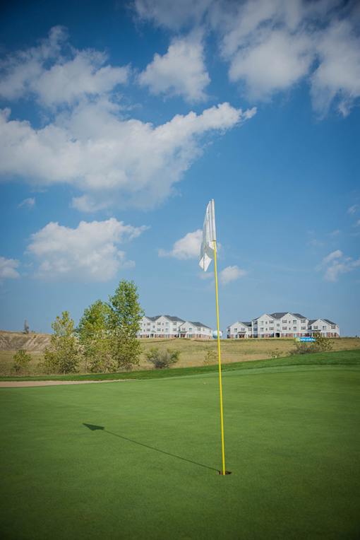 Green golf course at Abbey Ridge Apartment Homes, Michigan