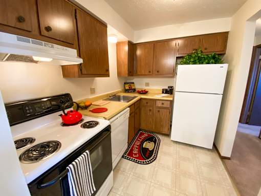 Model Kitchen at Condor Garden Apartments, Elyria
