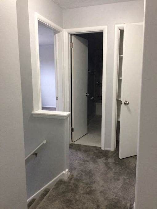 Upstairs Hall at Garfield Villa Apartments, Ohio