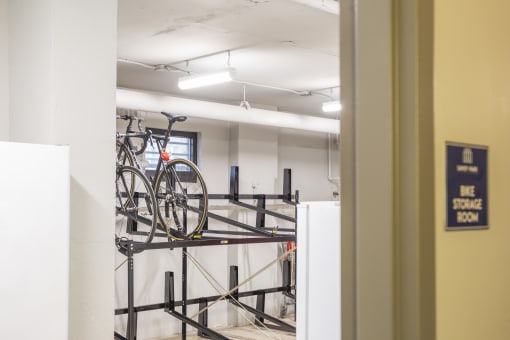 indoor bike storage