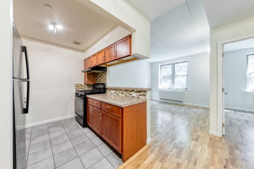 Kitchen and dining area