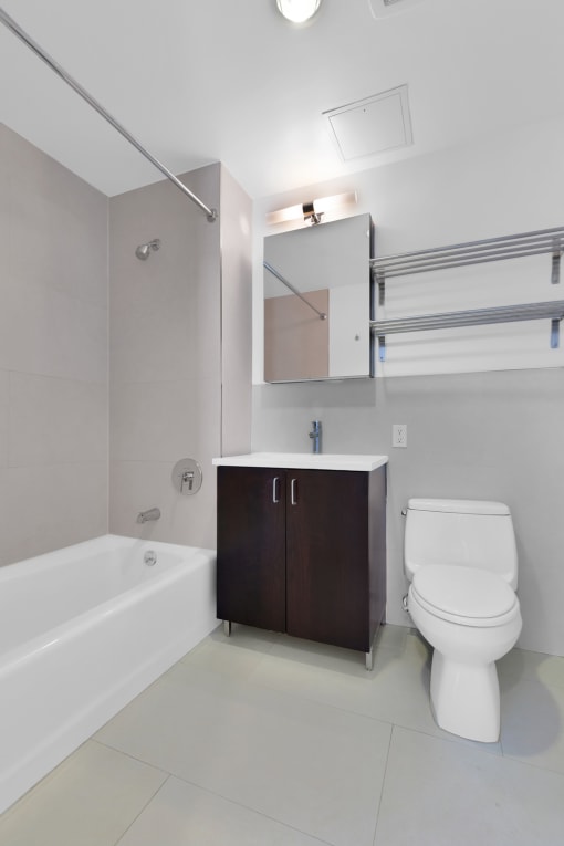 Bathroom with tub