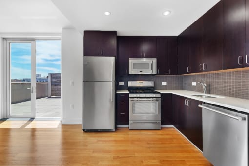 L shape kitchen
