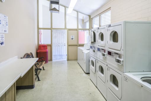 on-site laundry