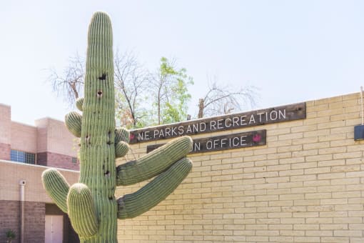 parks and recreation sign