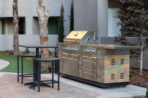 Grill Stations at The Crossings at Redlands, Redlands, California