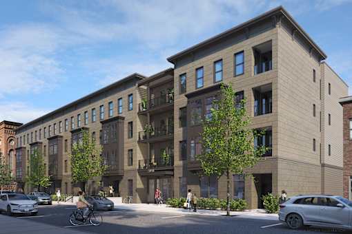 Elegant Exterior View Of Property at Sol Apartments, Troy