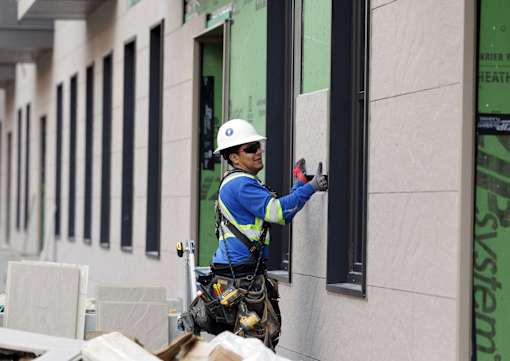Work in progress at the construction site at Sol Apartments, Troy, NY