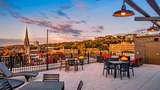 Gorgeous view of Troy on Sky Deck at Vicina