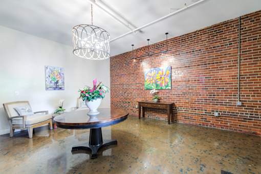 Lounge Area at Asheboro Mill Lofts, Asheboro, NC
