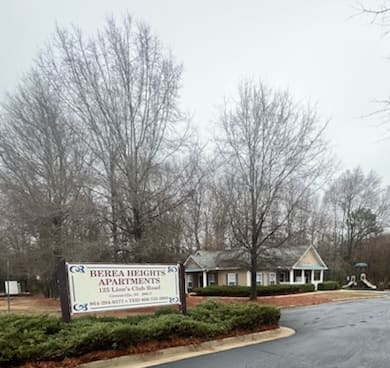 Property Sign Board at Berea Heights Villas Apartments, Greenville, SC