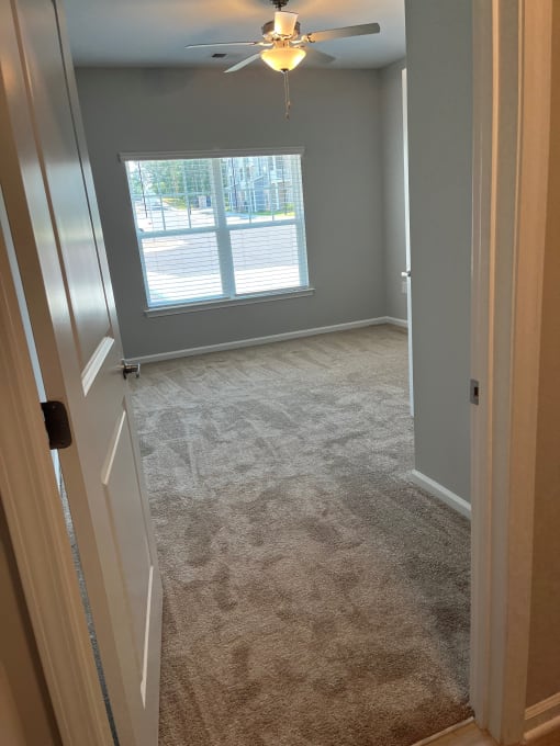 Bedroom With Ceiling Fan at Gentry Place, Pickens, SC