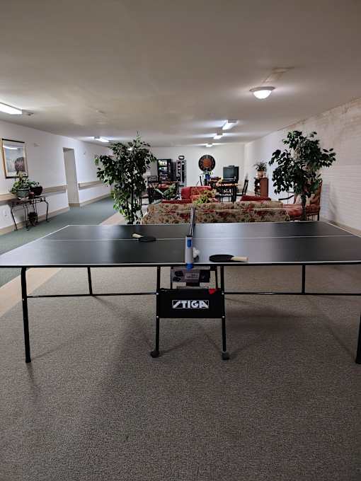 Indoor Table Tennis at Vance Senior Housing Apartments, Henderson, NC