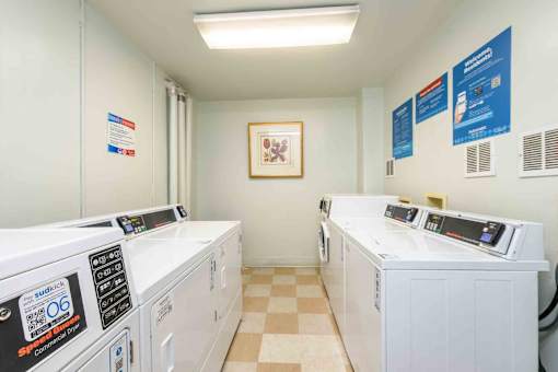 Laundry Room at Kinston Hotel Apartments, Kinston, NC 28501