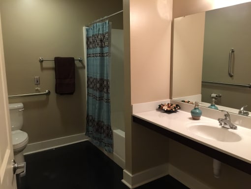 Bathroom at Highland Memorial, Gastonia, 28052