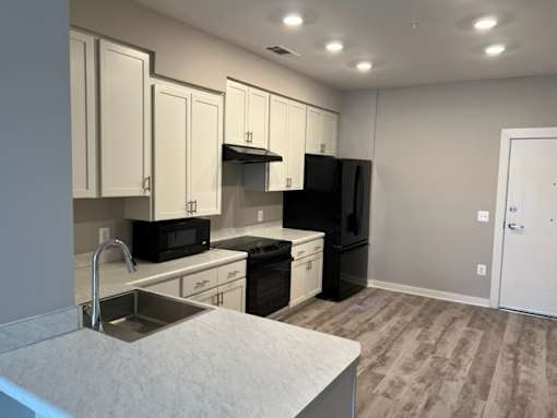 Amazing kitchens with modern appliances at Poland Hill Senior Apartments, Virginia, 20152