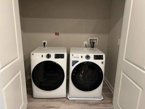 Full-Sized Washer And Dryer at Poland Hill Senior Apartments, Chantilly, VA, 20152
