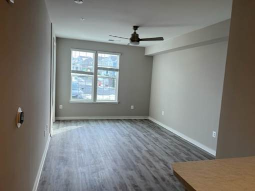 Spacious Living Room at Poland Hill Senior Apartments, Chantilly, Virginia