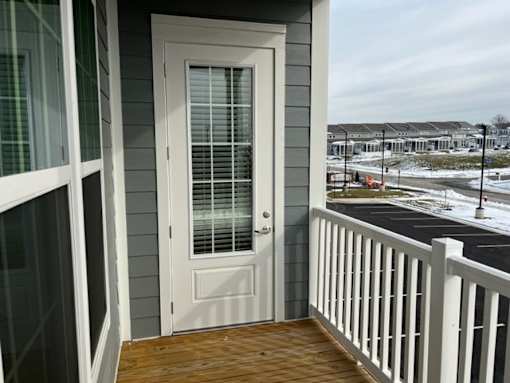 Private Patio And Balcony at Poland Hill Senior Apartments, Chantilly, VA