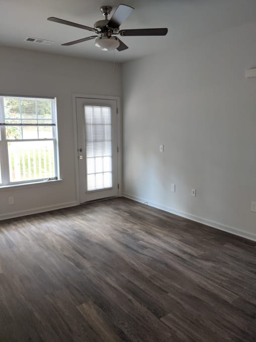 Living Room with Premium Flooring