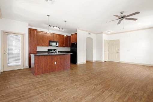 Kitchen living room and dining area at Trails at San Tan in Gilbert AZ