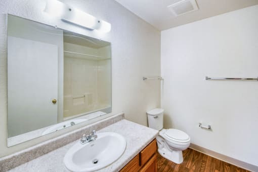 Bathroom at Four Hills Apartments in Las Cruces