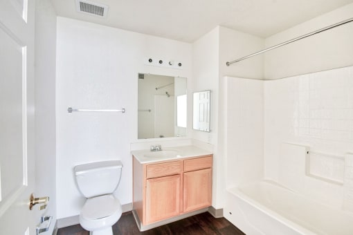 Bathroom at Mira Vista Apartments in Las Cruces