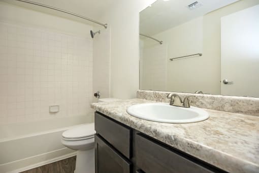 Bathroom at Winterhaven Terrace Apartments in Tucson Arizona