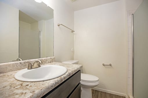 Bathroom at Winterhaven Terrace Apartments in Tucson Arizona