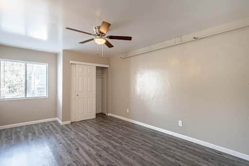 Bedroom at University Lofts Apartments near University of Arizona in Tucson Arizona