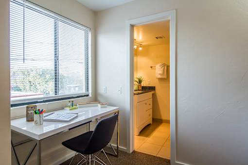 Bedroom at University Lofts Apartments near University of Arizona in Tucson Arizona