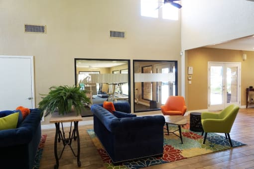 Clubhouse seating at Villa Toscana Apartments in Phoenix Arizona 2020