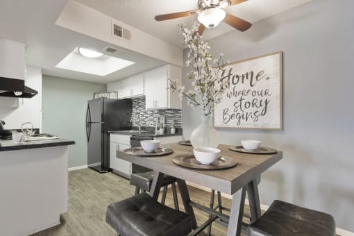 Dining Area at Avenue 8 Apartments in Mesa AZ Nov 2020