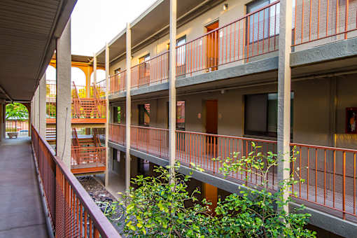 Exterior of University Lofts Apartments near University of Arizona in Tucson Arizona