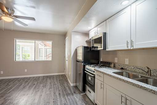 Kitchen at University Lofts Apartments near University of Arizona in Tucson Arizona