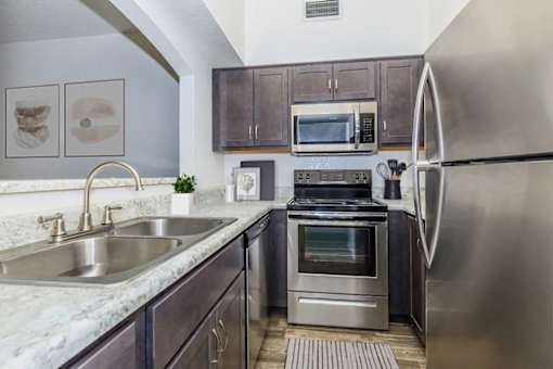 Kitchen at Winterhaven Apartments in Tucson Arizona