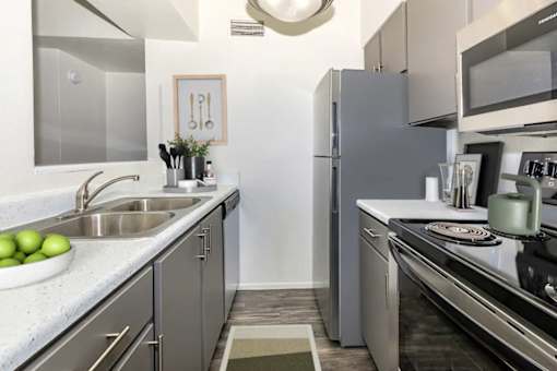 Kitchen at Winterhaven Apartments in Tucson Arizona