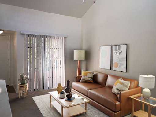 Living Rom at Winterhaven Apartments in Tucson Arizona