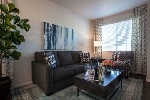 Living room at San Vicente Townhomes in Phoenix AZ