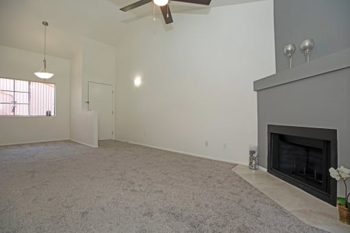Living room at Winterhaven Terrace Apartments in Tucson Arizona