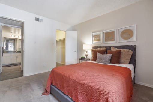 Master Bedroom (2) at Avenue 8 Apartments in Mesa AZ Nov 2020
