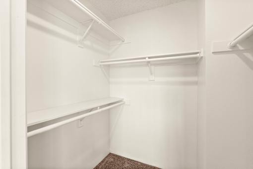 Bedroom Closet at Silver Cliffs Apartments in Bullhead City Arizona