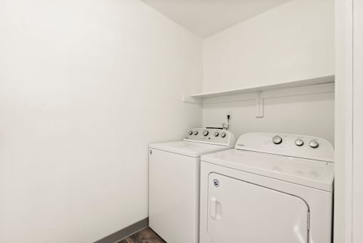 washer and dryer at Silver Cliffs Apartments in Bullhead City Arizona