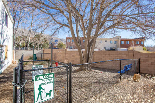 Pet Park at The Grove at Tramway Apartments in Albuquerque New Mexico