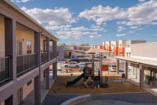 Playground at Generations at West Mesa Apartments in Albuquerque NM 4-2020