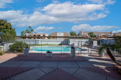 Pool Area at University Park Apartments in Tempe AZ